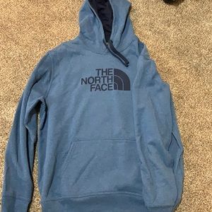 The North Face. XL. Light Blue Hoodie